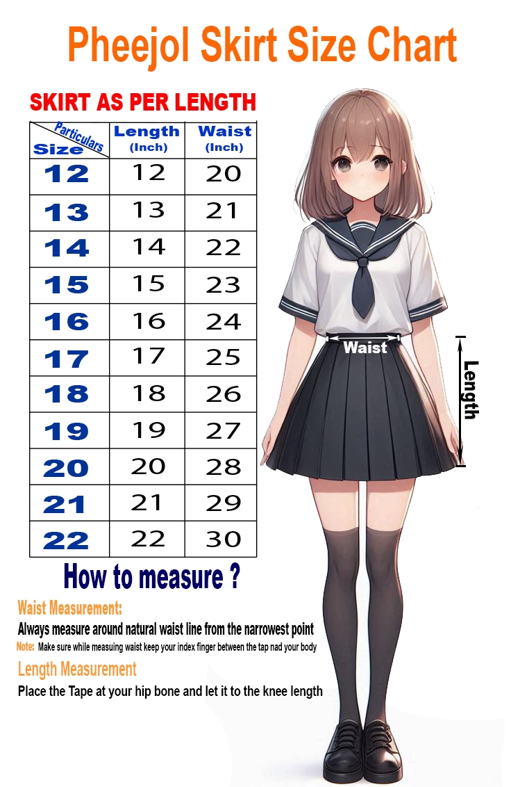 school uniform skirt white