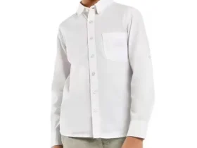 full sleeves white shirt
